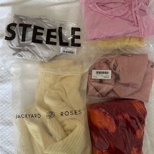 Assorted Clothing Bundle - Pink, Yellow, Red